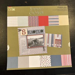 Creating Keepsakes Scrappin' 12x12 Patterned Paper Textured Cardstock Power Pad