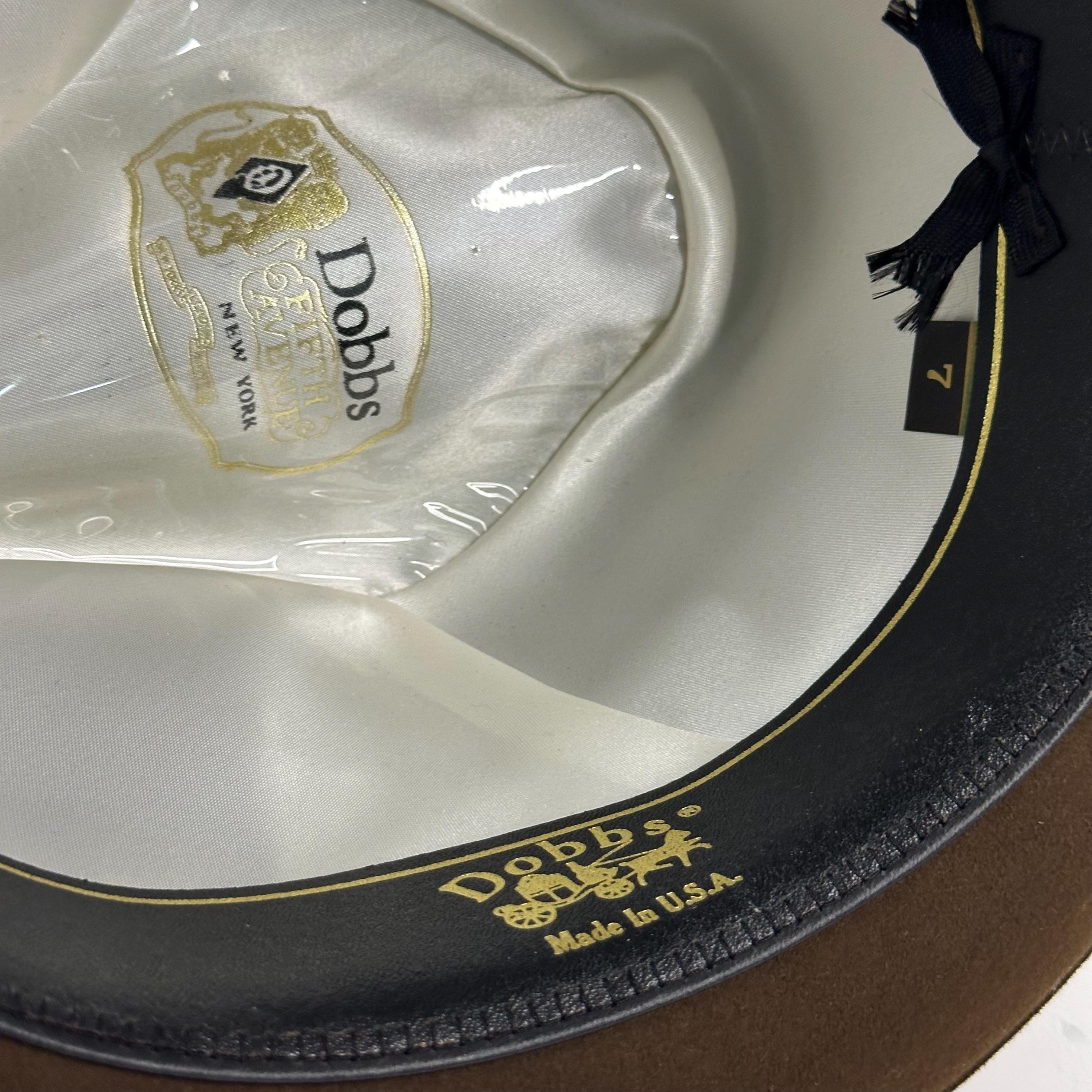 ※ tama　VINTAGE DOBBS HAT Vintage Dobbs Hats Men's Salesman Sample Fedora Hat & Box