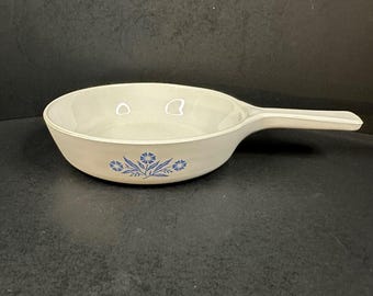 Sartén Corning Ware Blue Cornflower de 6,5 pulgadas, modelo P-83-B, vintage de la década de 1970.