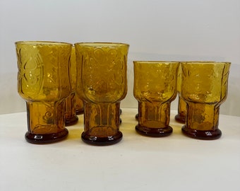 インディアナ グラス社 アンバー パイナップル & フローラル 618