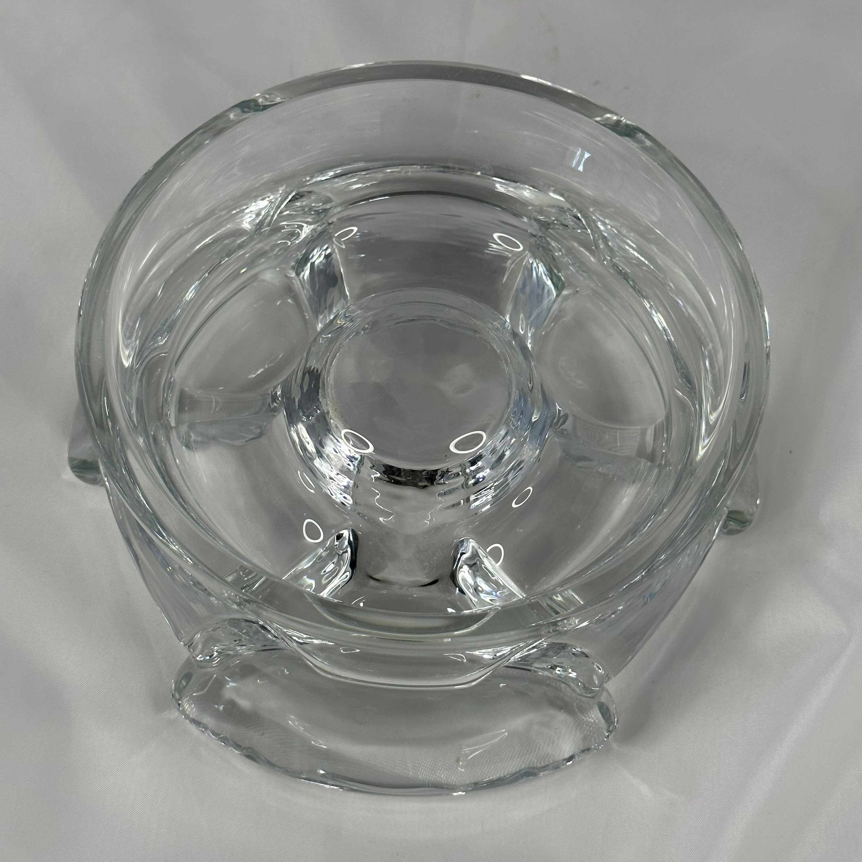 ボヘミアクリスタルアートガラスヘビーシガー灰皿 - Etsy 日本