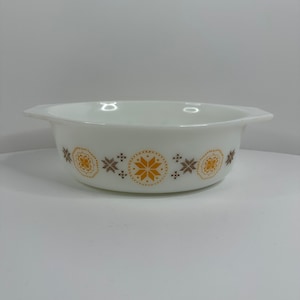 Naczynie do zapiekania owalne Pyrex Town and Country 1,5 kwarty nr 043 BEZ POKRYWKI Vintage 1960