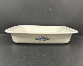 Corning Ware Blue Cornflower Roaster P-21 braadpan vintage 1972-1979