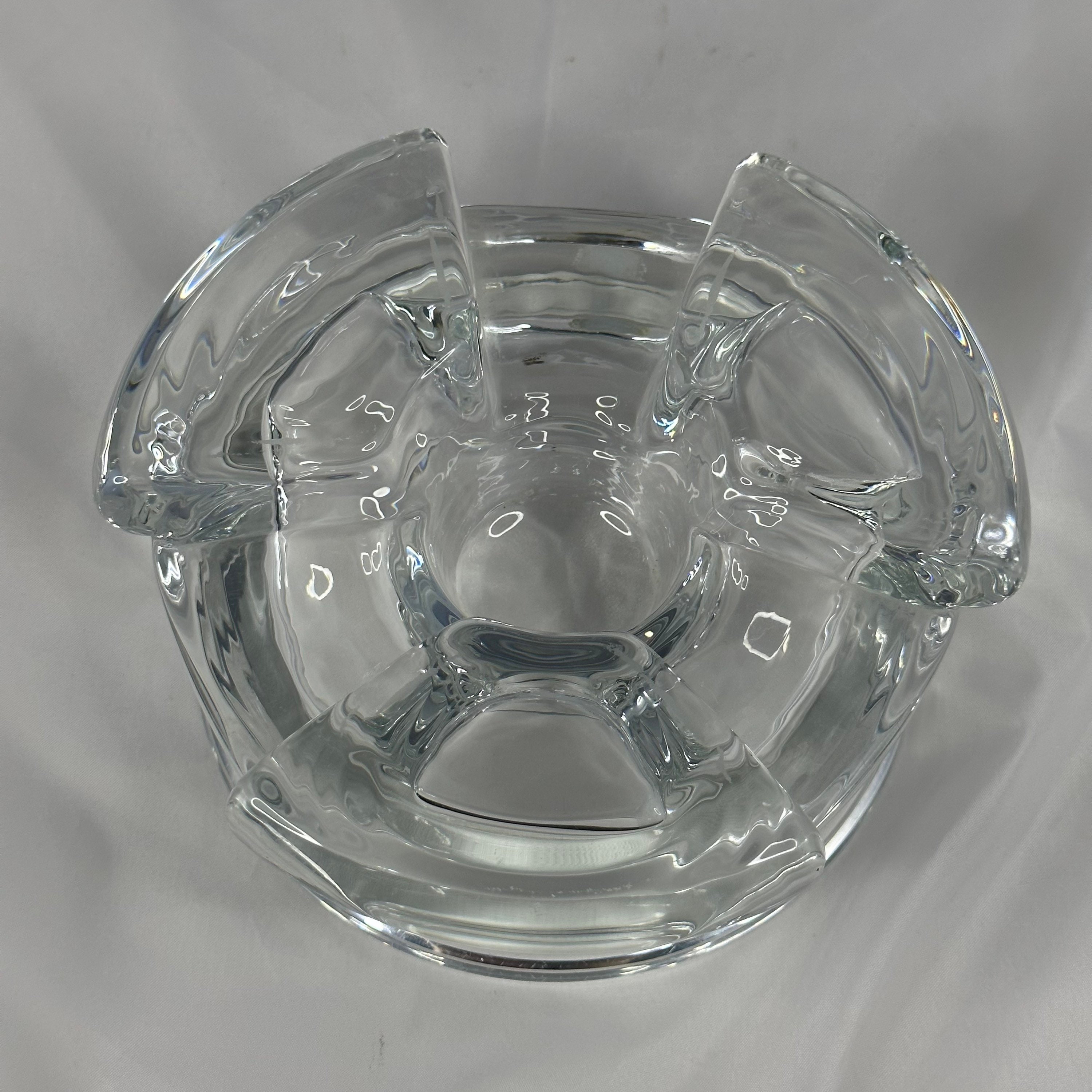 ボヘミアクリスタルアートガラスヘビーシガー灰皿 - Etsy 日本