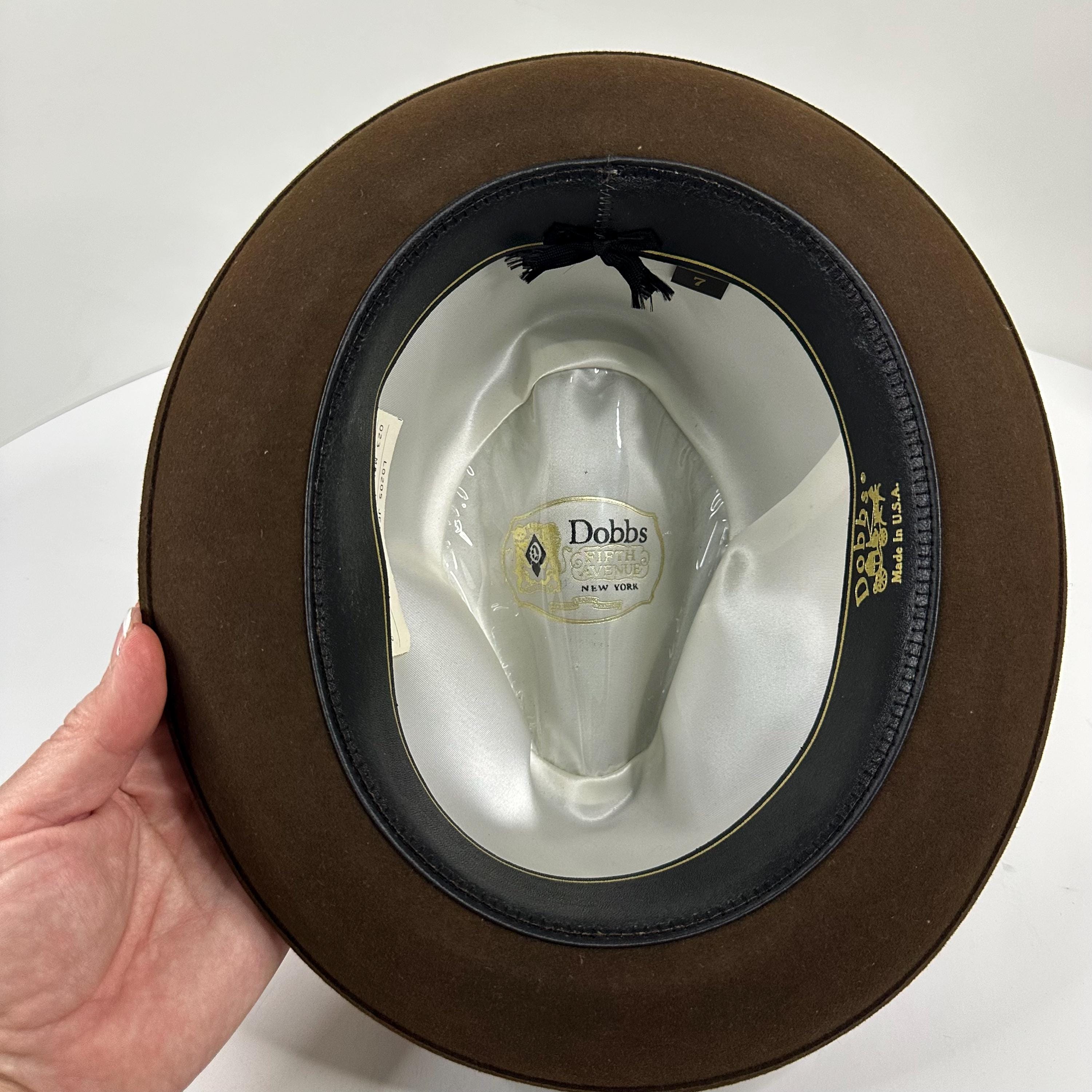 ※ tama　VINTAGE DOBBS HAT Vintage Dobbs Hats Men's Salesman Sample Fedora Hat & Box