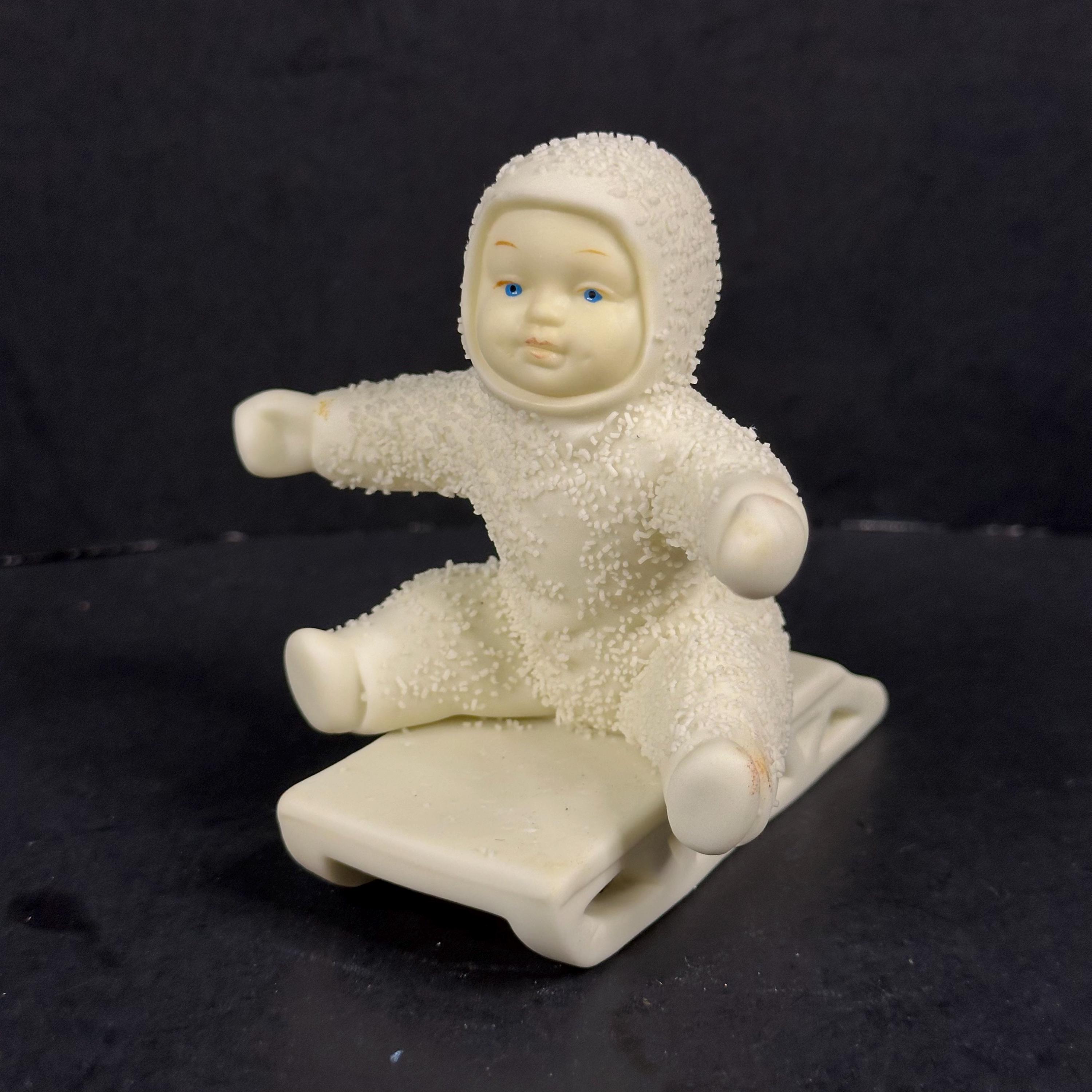 ☆美品2個セット☆【デパートメント56】【Snowbabies】オブジェ Vintage Department 56 Snowbabies Porcelain Figurines Set of