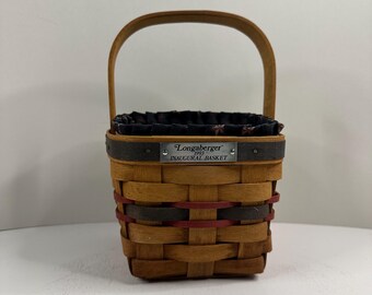 ヴィンテージのサイン入りロンガバーガーチャイブウォールバスケット