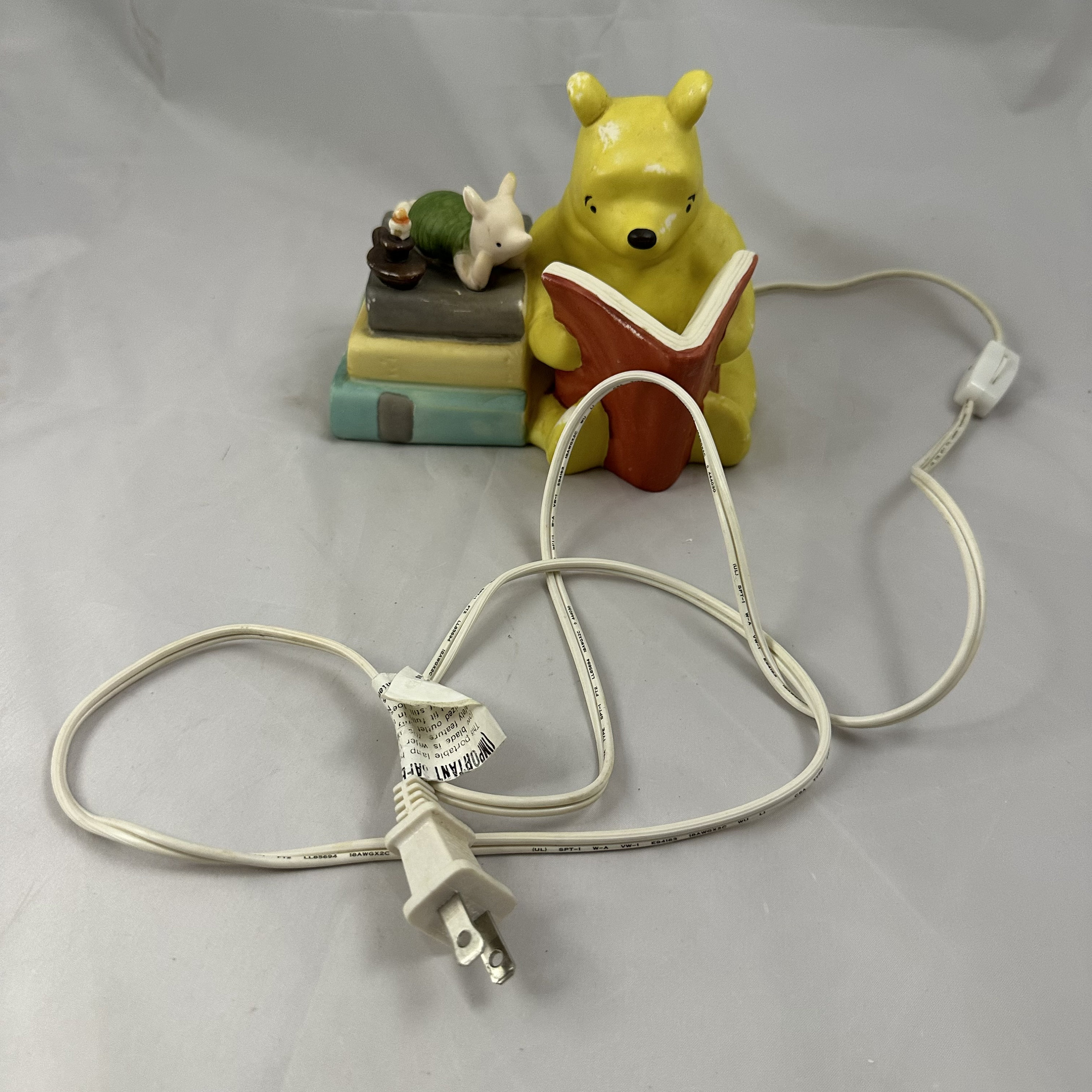 Disney Classic Winnie the Pooh Nursery Lamp Nightlight Piglet Etsy