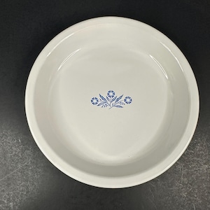 Vintage Corning Ware blauwe korenbloem P-309 9-inch taartplaat