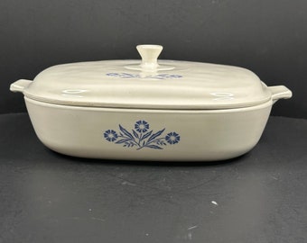 Vintage Corning Ware B-23 Blue Cornflower 10