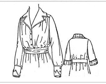Patron De Couture Simplicity – Robe Deux Pièces édouardienne Vintage, Taille 34-38