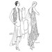 Past Patterns 4971 Download Edwardian Misses Panel Dress Pattern Bust ...