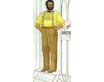 Past Patterns 0015 Downloads - Mid-19th Century Men’s Summer Trousers Sewing Pattern – Historically Accurate Pants | Waist 44-52