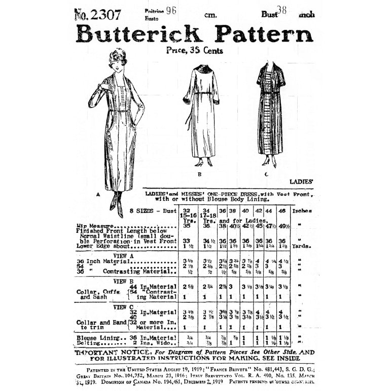 1850s Corset Sewing Pattern Bust Sizes 32-47 Past Patterns