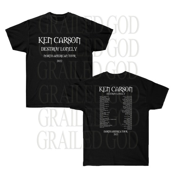 Ken Carson X Destroy Lonely X Man Tour 2022 Shirt black Etsy