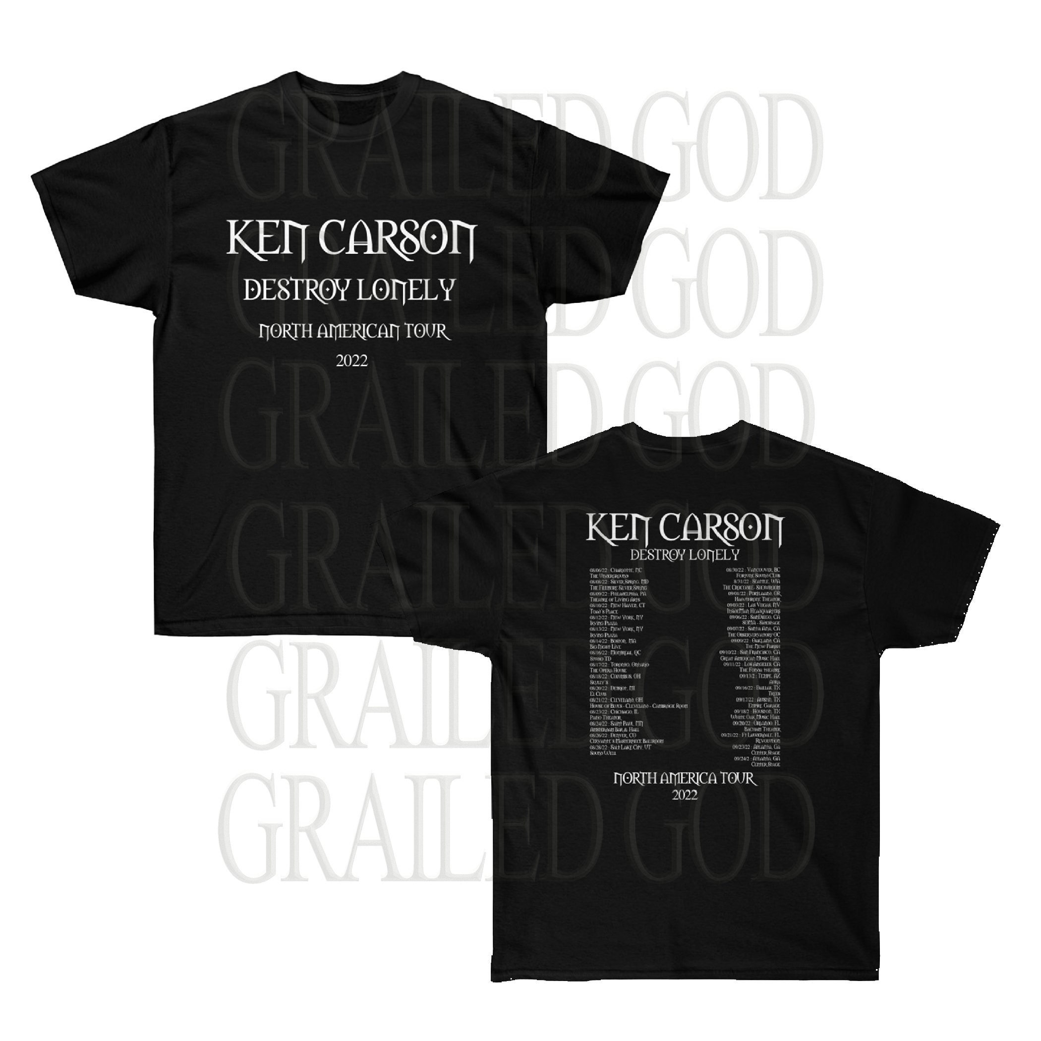 Ken Carson x Destroy Lonely X Man Tour 2022 Shirt black - Etsy 日本