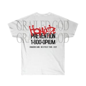 Homixide 2022 shirt (Back Print) WHITE