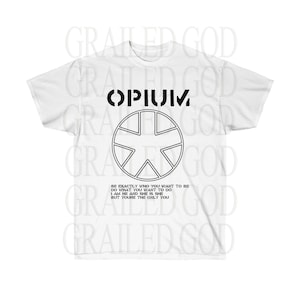 OPIUM BE YOU Playboi Carti Camisa (Blanco)