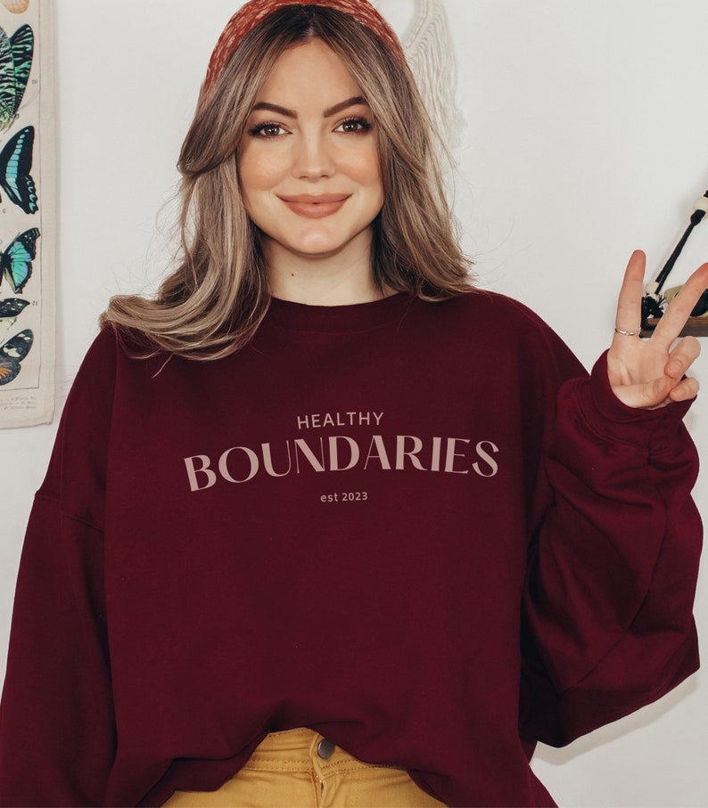 Just A Reminder To Set Boundaries Sweatshirt main image 1