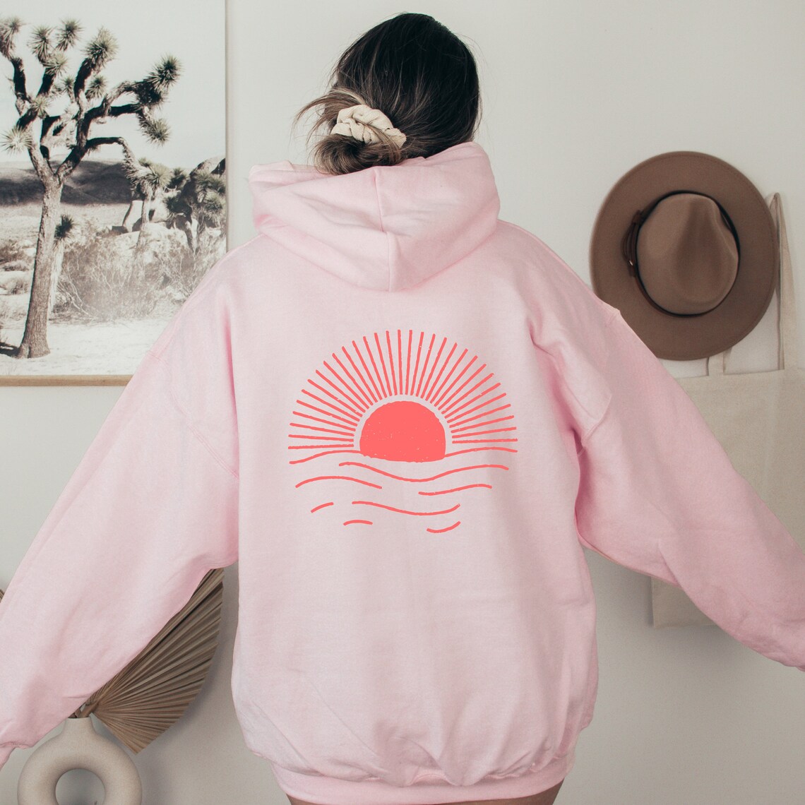 Beach Bum (front) / Ocean Sunset (back) - Comfort Colors Tee