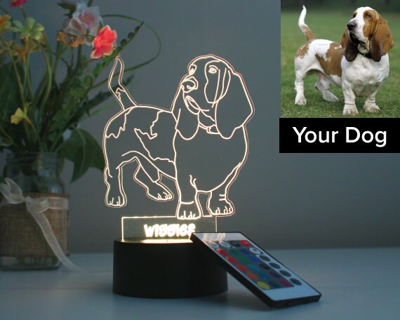 Basset hound lamp online