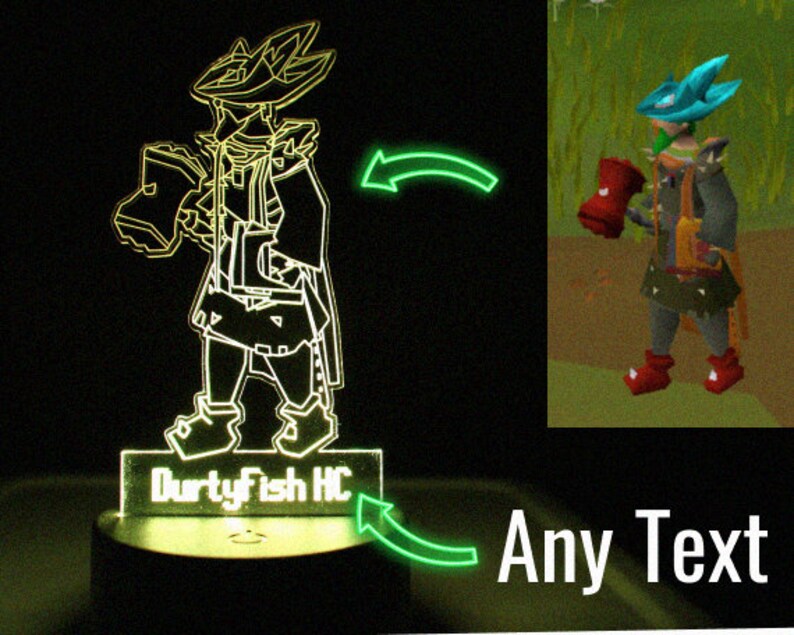 Custom Video Game Lamp, Video Game Desk Lamp, Video Game Decor, Video Game Gifts, Video Game