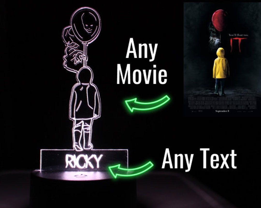 Horror Movie Gifts Horror Movie Lamp Horror Movie Decor Etsy