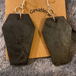 Halloween Coffin earrings (2022544)