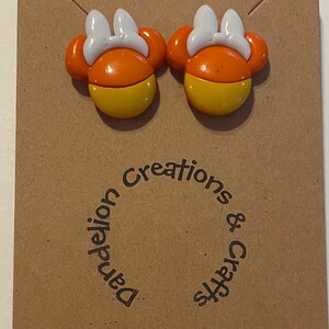 Minnie candy corn stud earrings (20232636)(20232609)(20232696)