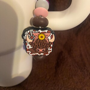Highland cow Cup Charm