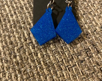 Blue dangle earrings (2022044)