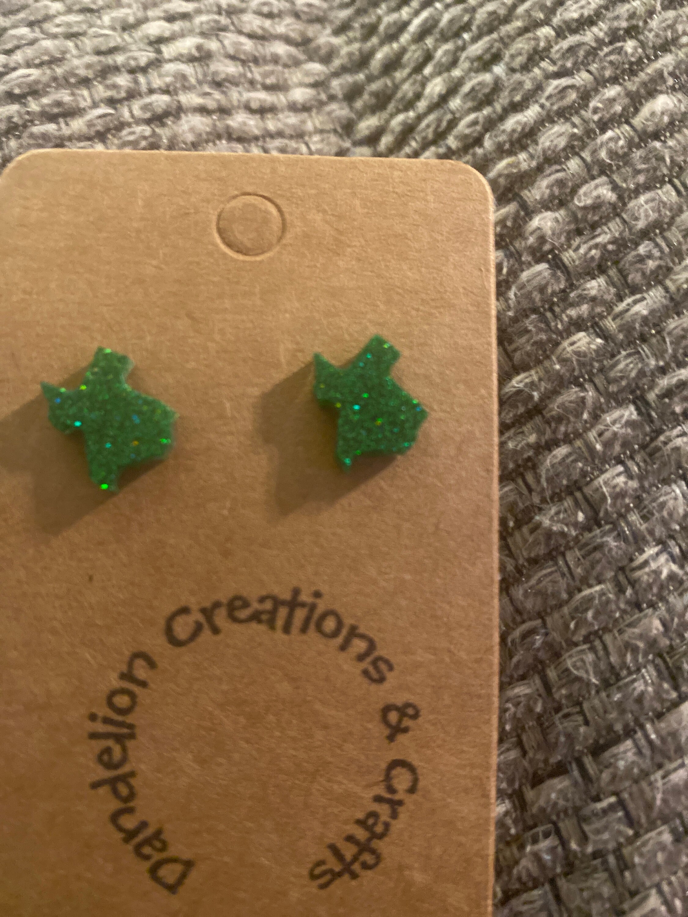 ピアス C81 Dandelion green Green Texas Earrings (20231822) - Etsy