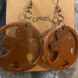 Gingerbread earrings (2022615)