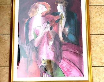 A Collection of 7 Linda Le Kinff Signed and Numbered Serigraphs