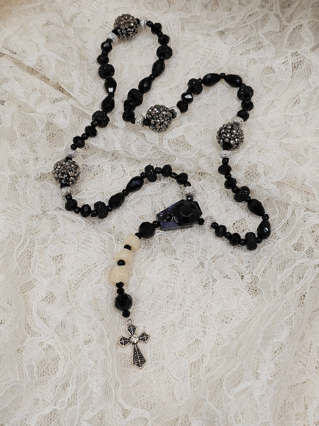 Coffin Rosary Etsy