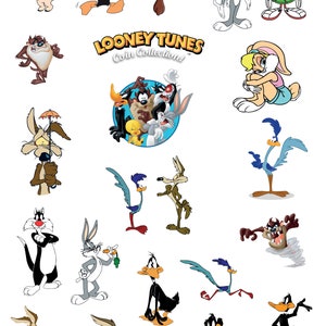 21 pieces LOONEY TUNES png