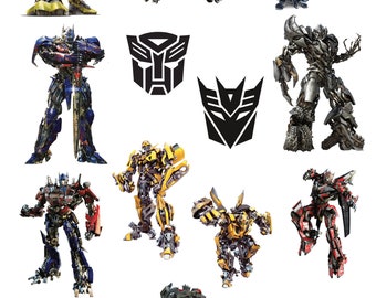 14 pieces TRANSFORMERS png