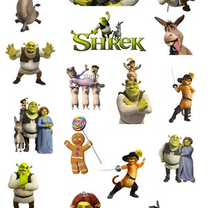 Shrek Eat Work Sleep SVG Shrek PNG Download Cricut & 