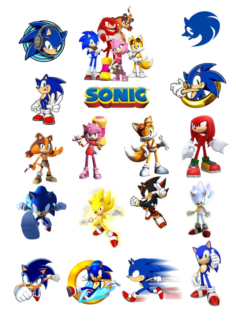 Sonic Mania Plus 4x6 Inch Glossy Prints Stylized Characters -  Sweden