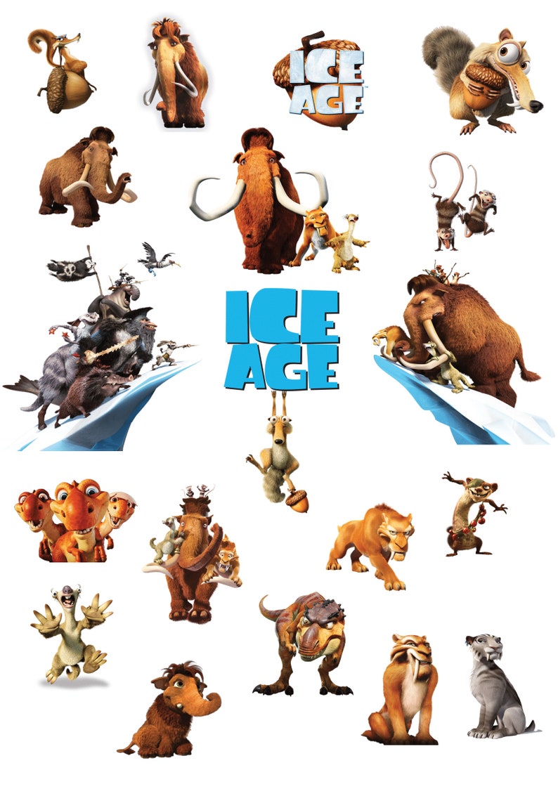 20 pieces ICE AGE png image 1