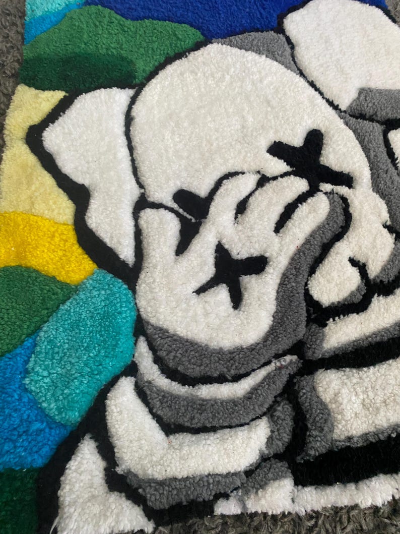 Kaws Rug Pink Kaws Companion Rug - Etsy