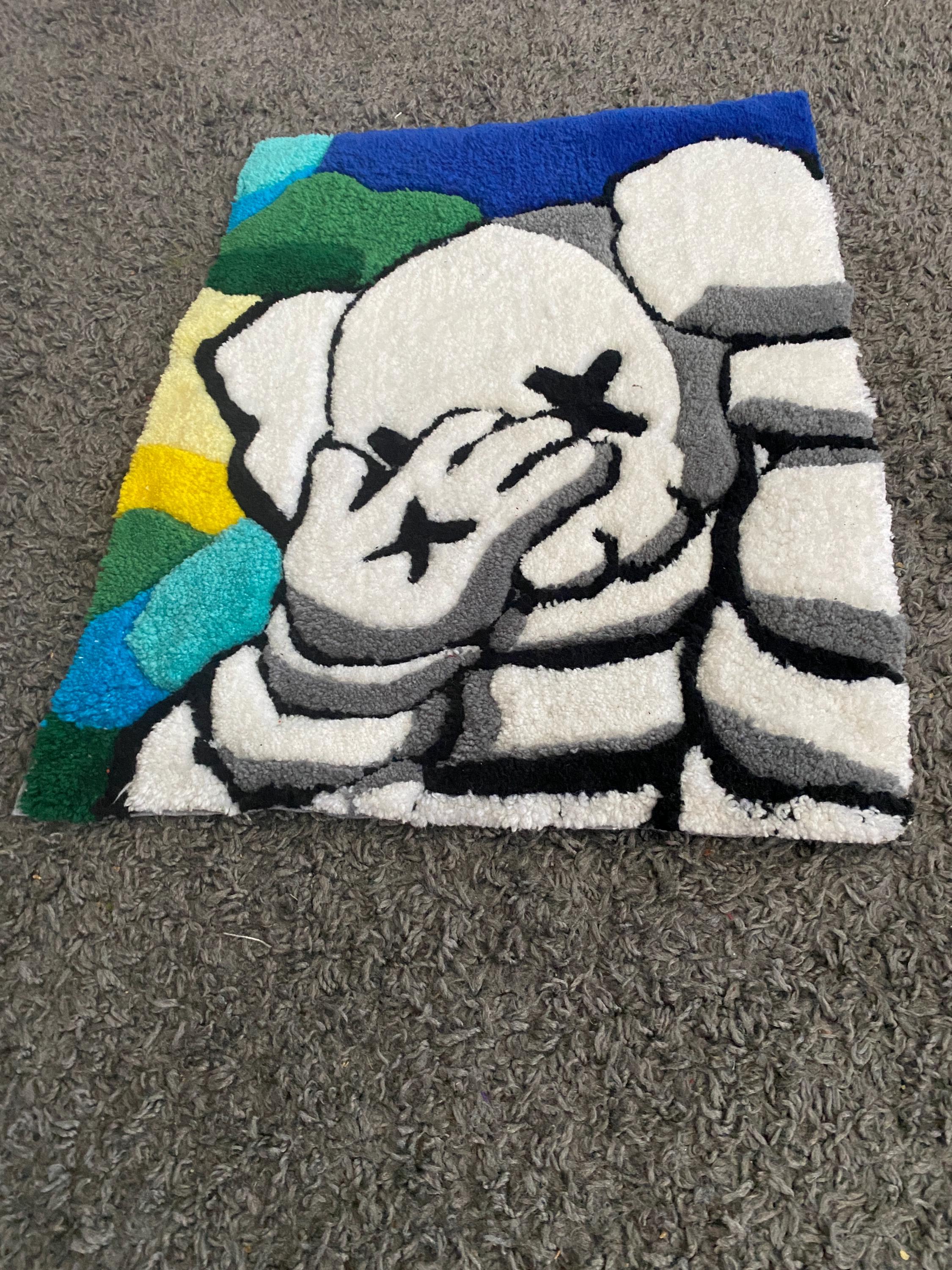 Kaws Rug Pink Kaws Companion Rug - Etsy