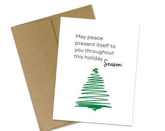 Holiday Card | Christmas Card | Comfort Card | Sympathy Card | Compassion Card | Grief Card | Empathy Card