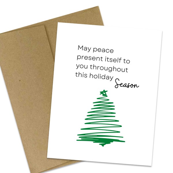 Holiday Card | Christmas Card | Comfort Card | Sympathy Card | Compassion Card | Grief Card | Empathy Card