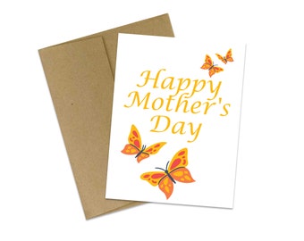 Happy Mother's Day | Your the best Mom | Mother's Day Card | Mom's Day Card | Butterflies | Best Mom Ever | Blessings to Mom | I love mommy