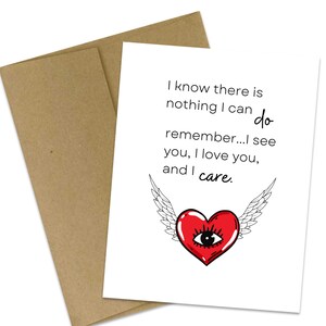 Carte de sympathie | Carte d'empathie | Carte Confort | Carte de deuil | Carte de compassion | Carte d'amitié | Je pense à toi | Amour et amitié