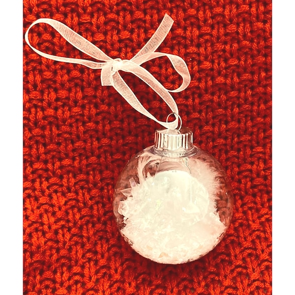 Angel Feather Ornament | Guardian Angel Ornament | Memorial/Remembrance Gift | Holiday Ornament | Sympathy Gift | Feathers From Heaven Gift