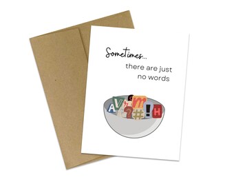 Grief and Loss Card: Empathy Sympathy Thinking of You Card