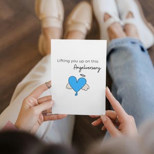 Angelversary Remembrance Card: Sympathy & Loss Anniversary