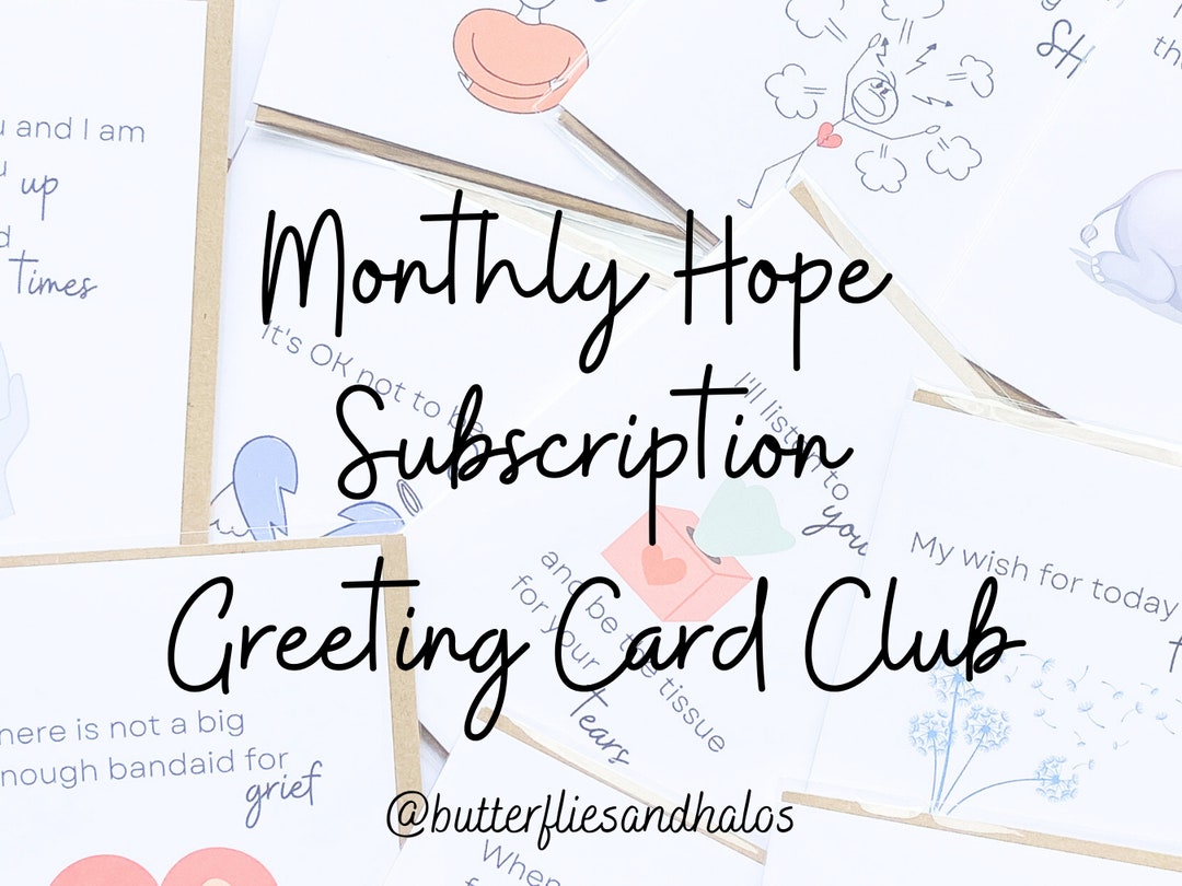 Monthly Greeting Card Subscription High Quality Cards Card Subscription